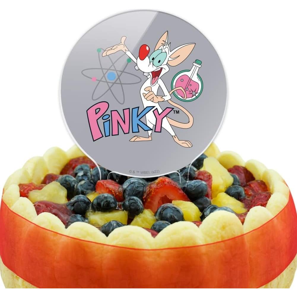 Adorno de Pastel Pinky y el Cerebro 18.42 cm - Licenciado