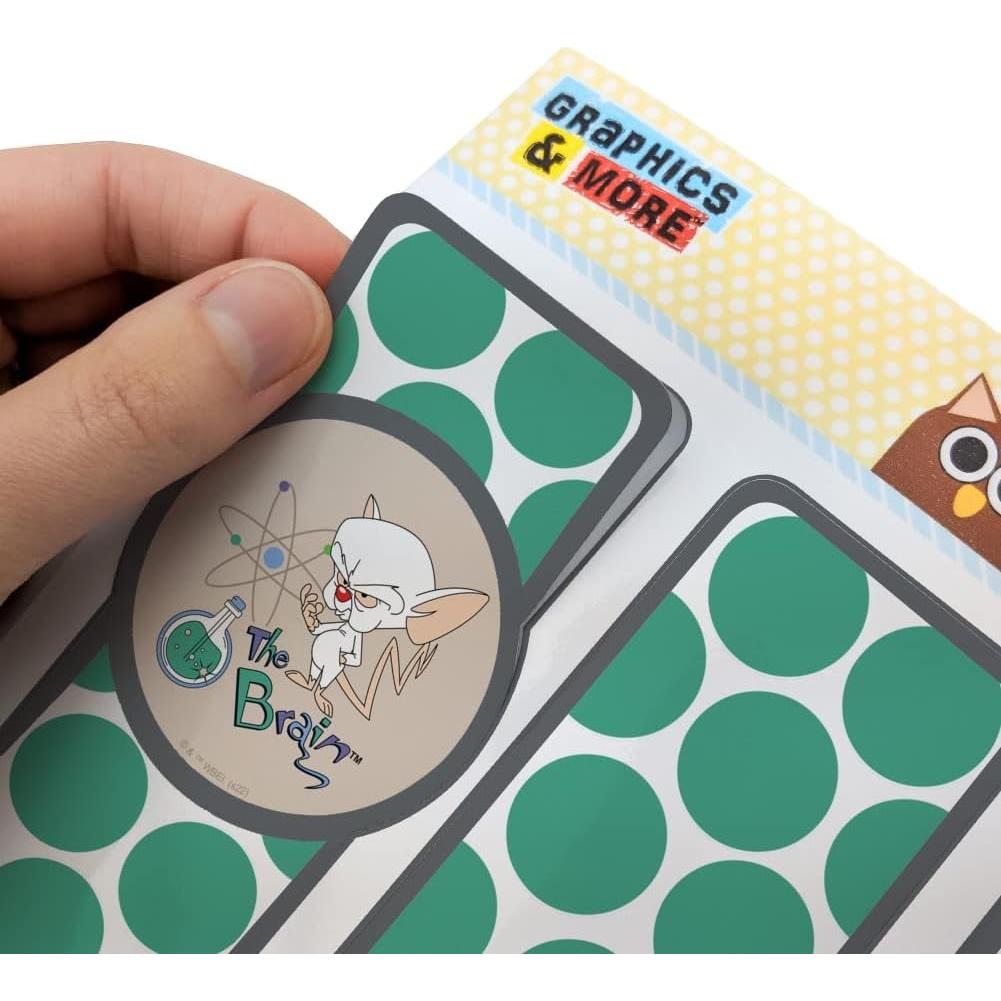 Conjunto de 3 Marcadores Laminados Pinky y El Cerebro