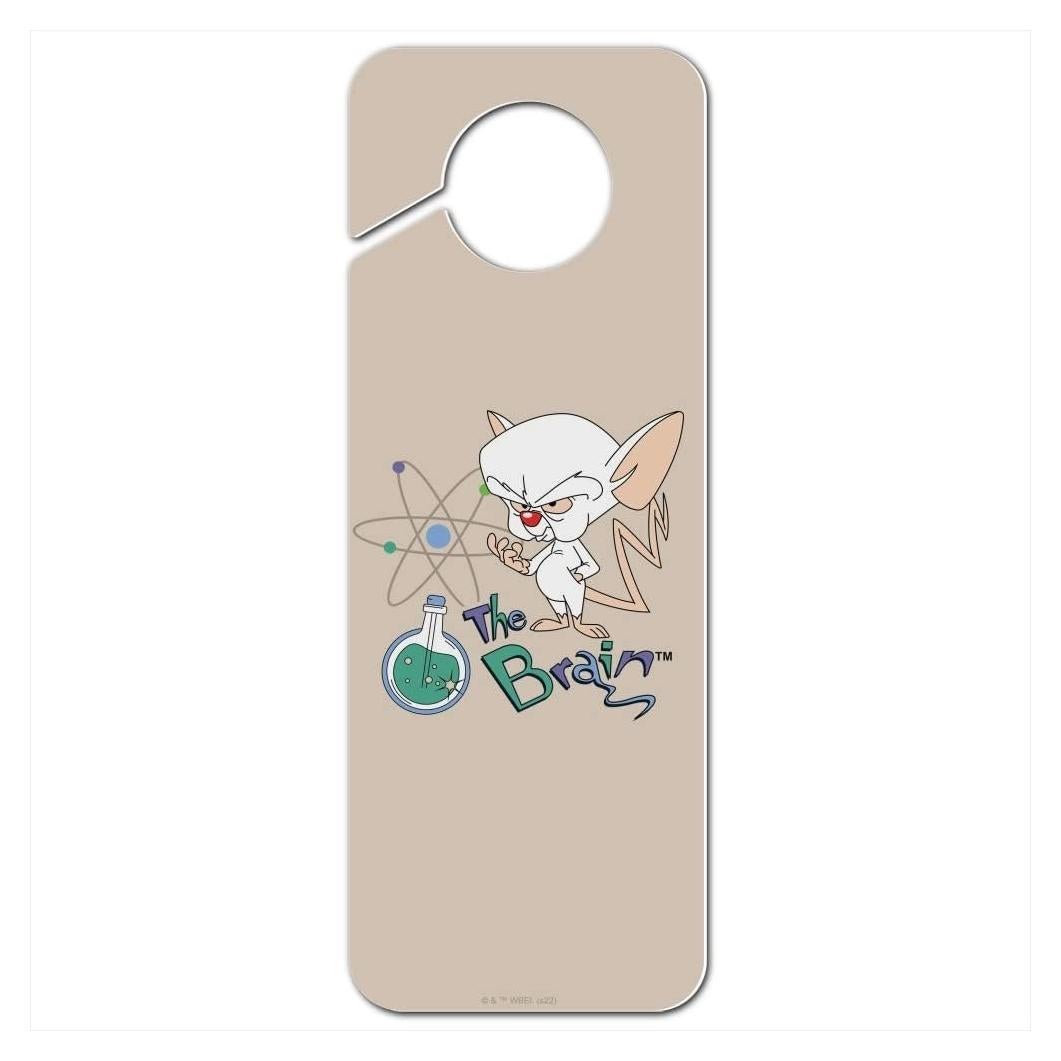 Cartel Colgante Pinky y El Cerebro - Graphics & More - 24x8.9cm