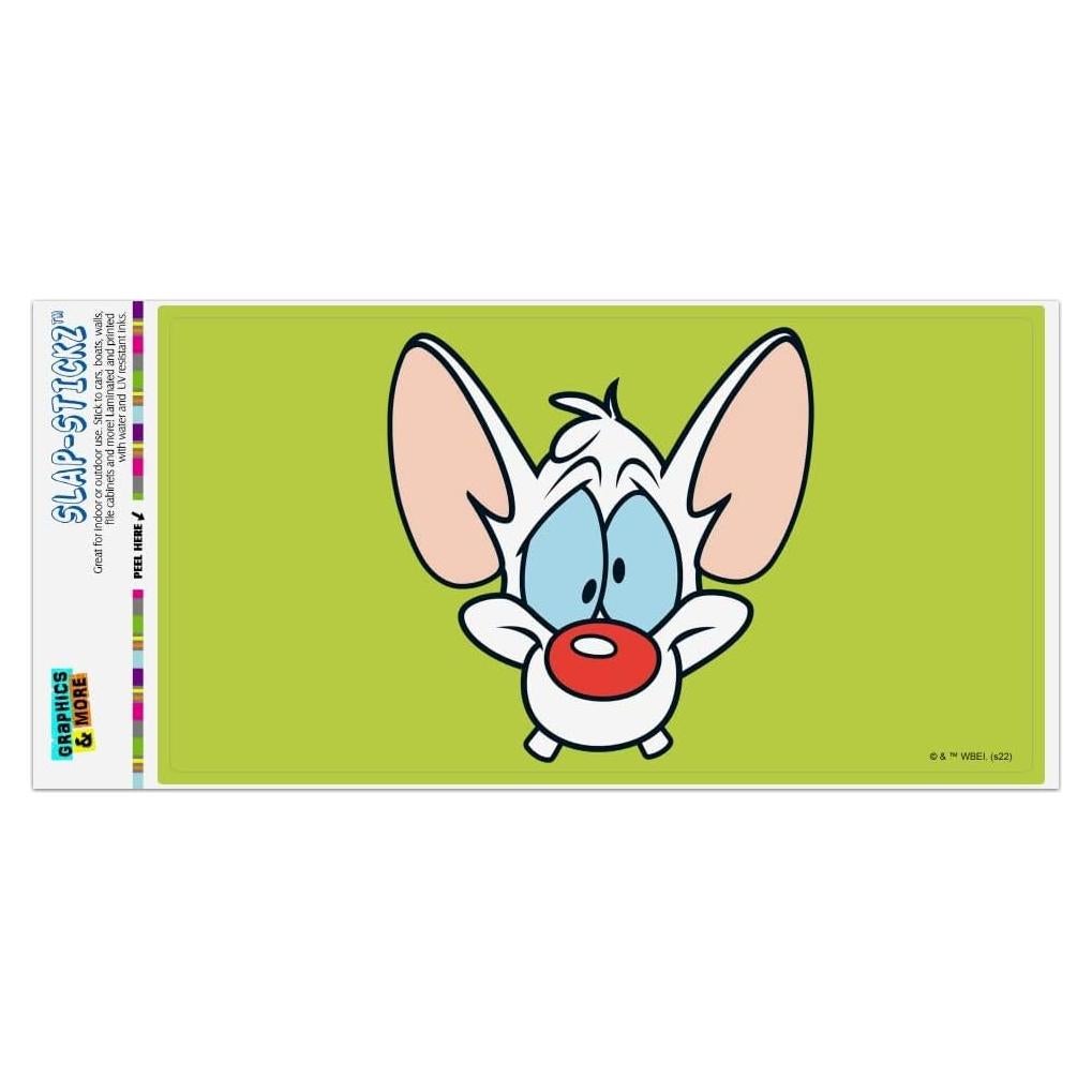 Calcomanía Pinky y el Cerebro Graphics and More 19.3x10.2cm