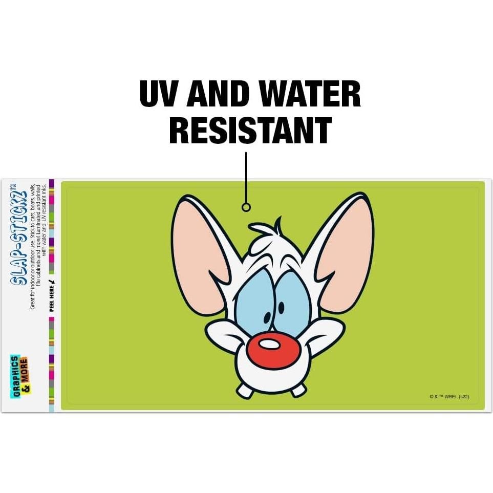 Calcomanía Pinky y el Cerebro Graphics and More 19.3x10.2cm