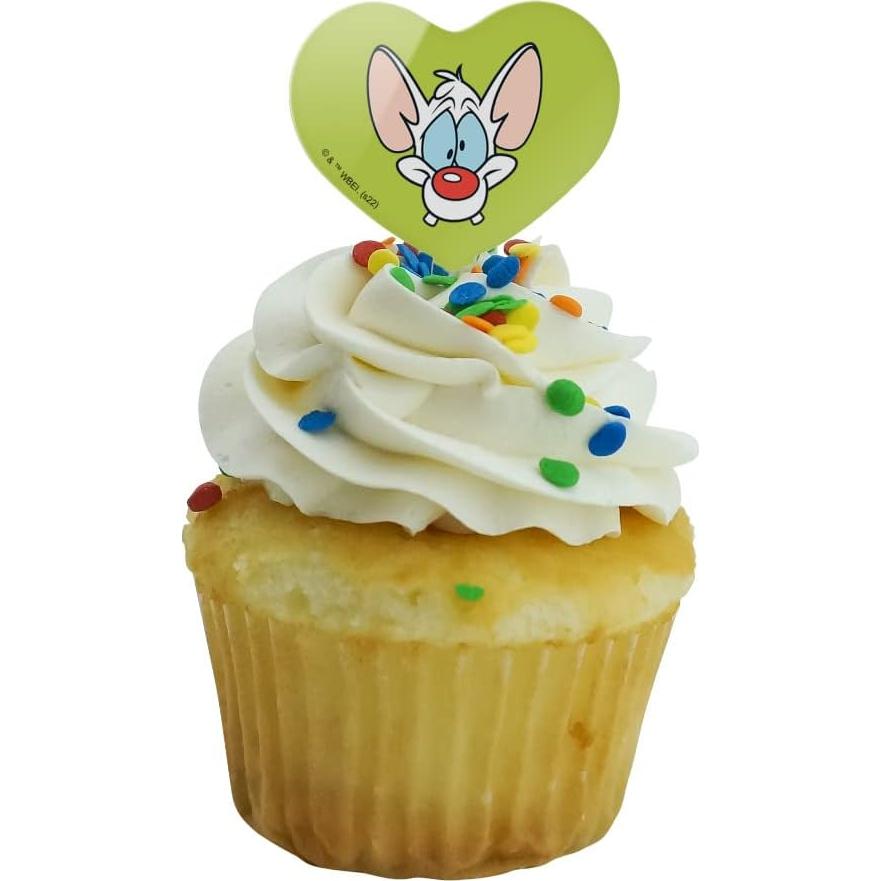 Picos para Cupcakes Pinky y el Cerebro - Set de 6 Decorativos