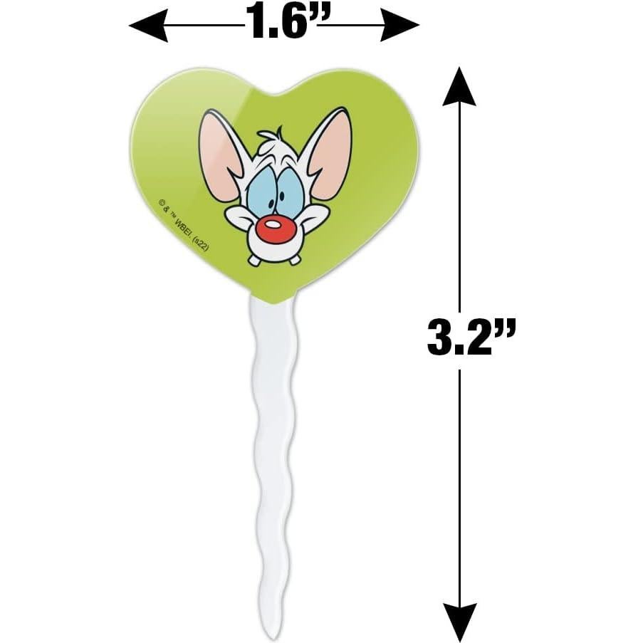 Picos para Cupcakes Pinky y el Cerebro - Set de 6 Decorativos