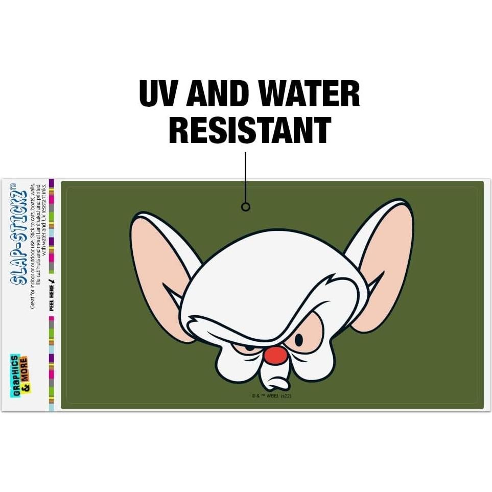 Pegatina Pinky y el Cerebro - Graphics and More - 19.3x10.2 cm