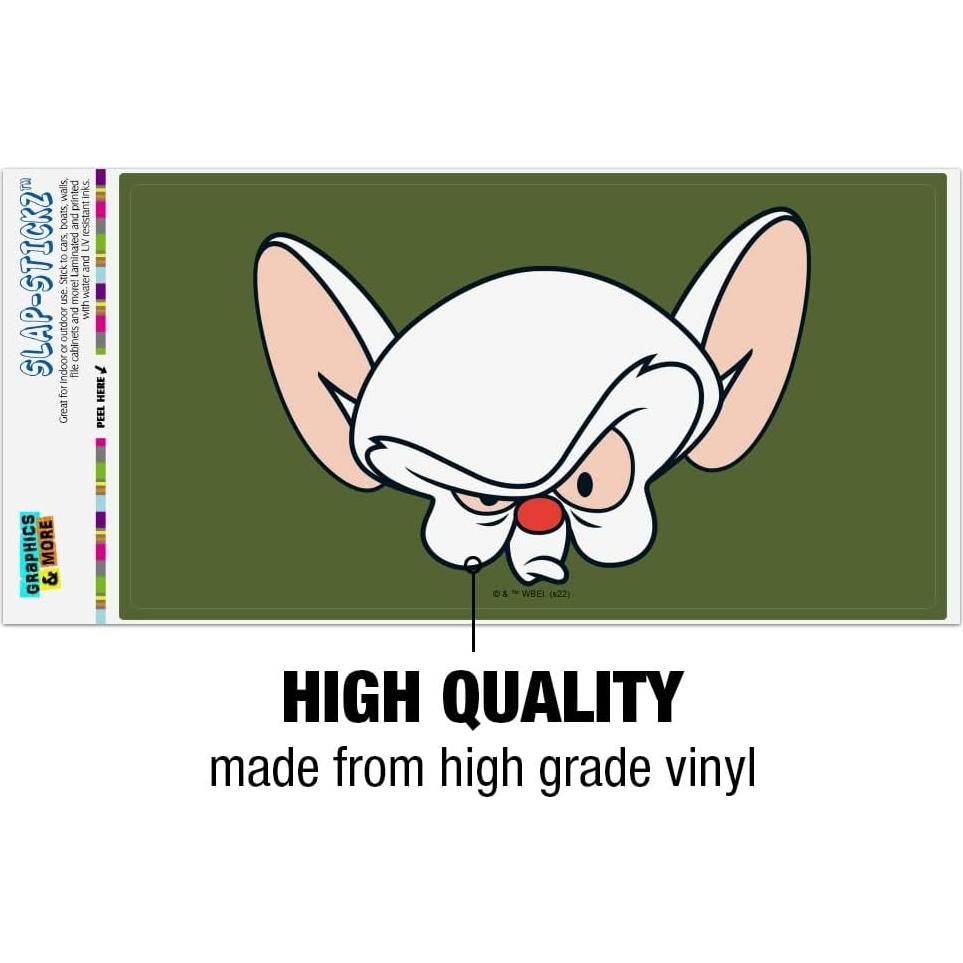 Pegatina Pinky y el Cerebro - Graphics and More - 19.3x10.2 cm