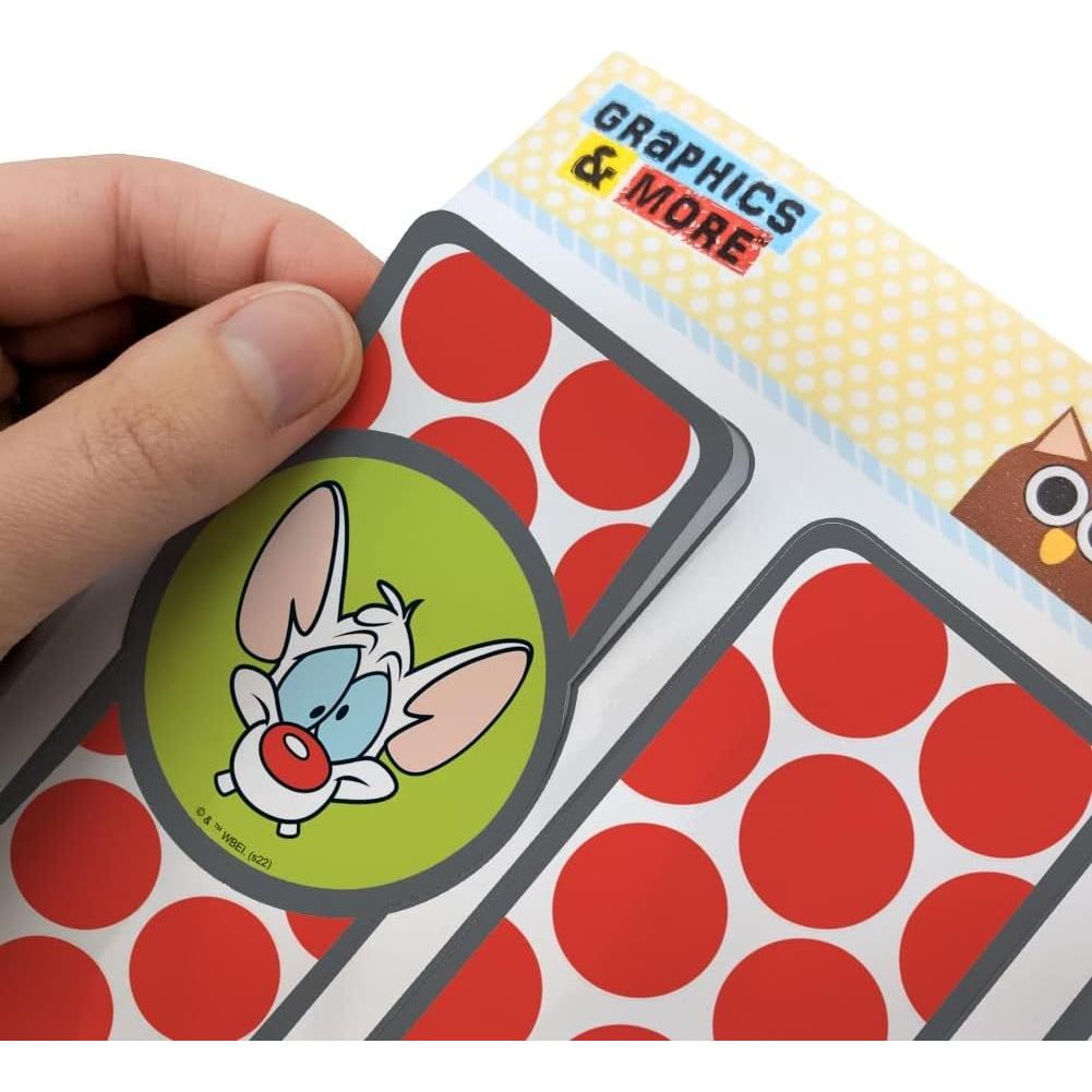 Conjunto de 3 Marcadores Laminados Pinky y El Cerebro