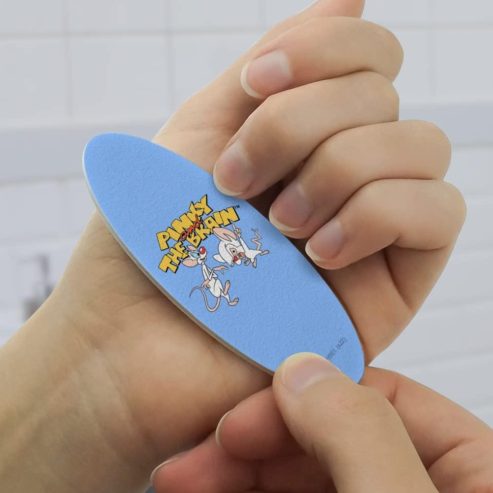 Juego de 4 limas de uñas Pinky y el Cerebro - Doble cara