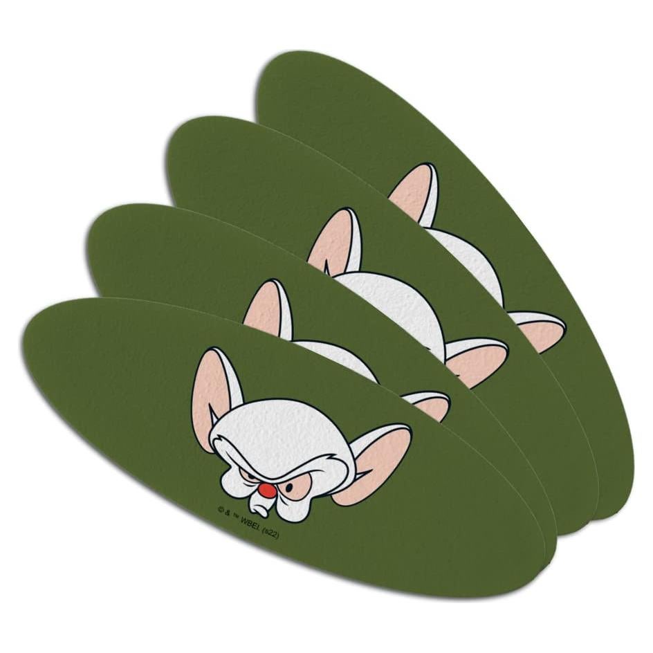 Juego de Limado de Uñas Ovaladas Pinky y El Cerebro - 4 Piezas