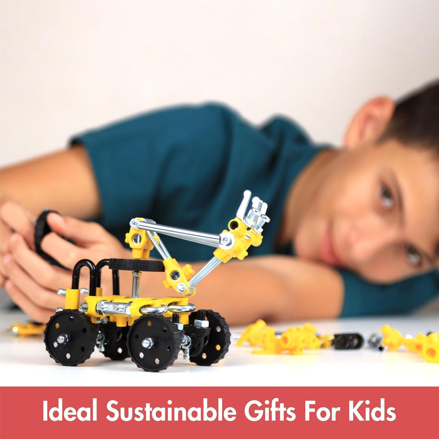 El OffBits Excavadora LoaderBit 150 Piezas Juguete STEM