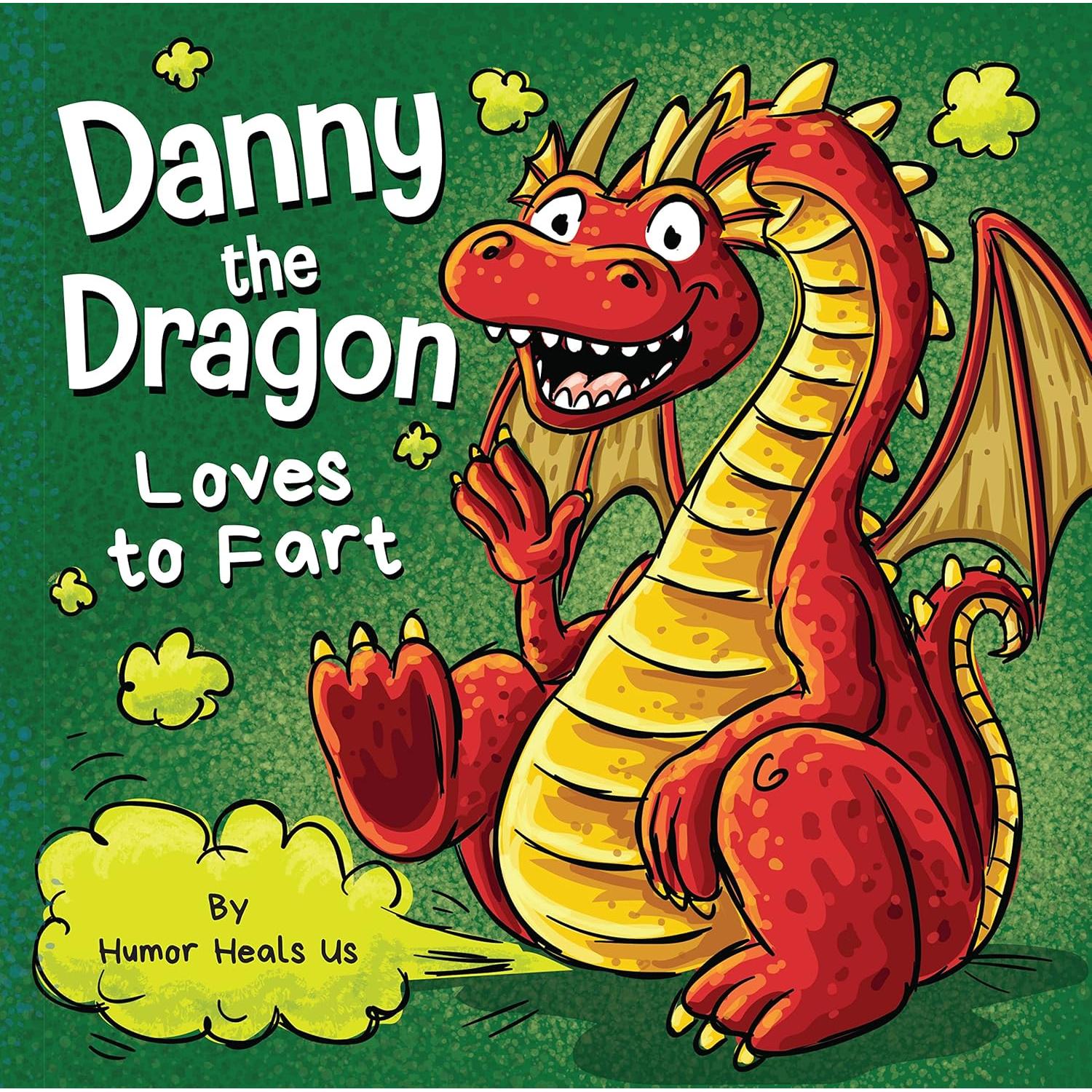 Danny the Dragon Interactive Farting Toy Book Gift Box Set