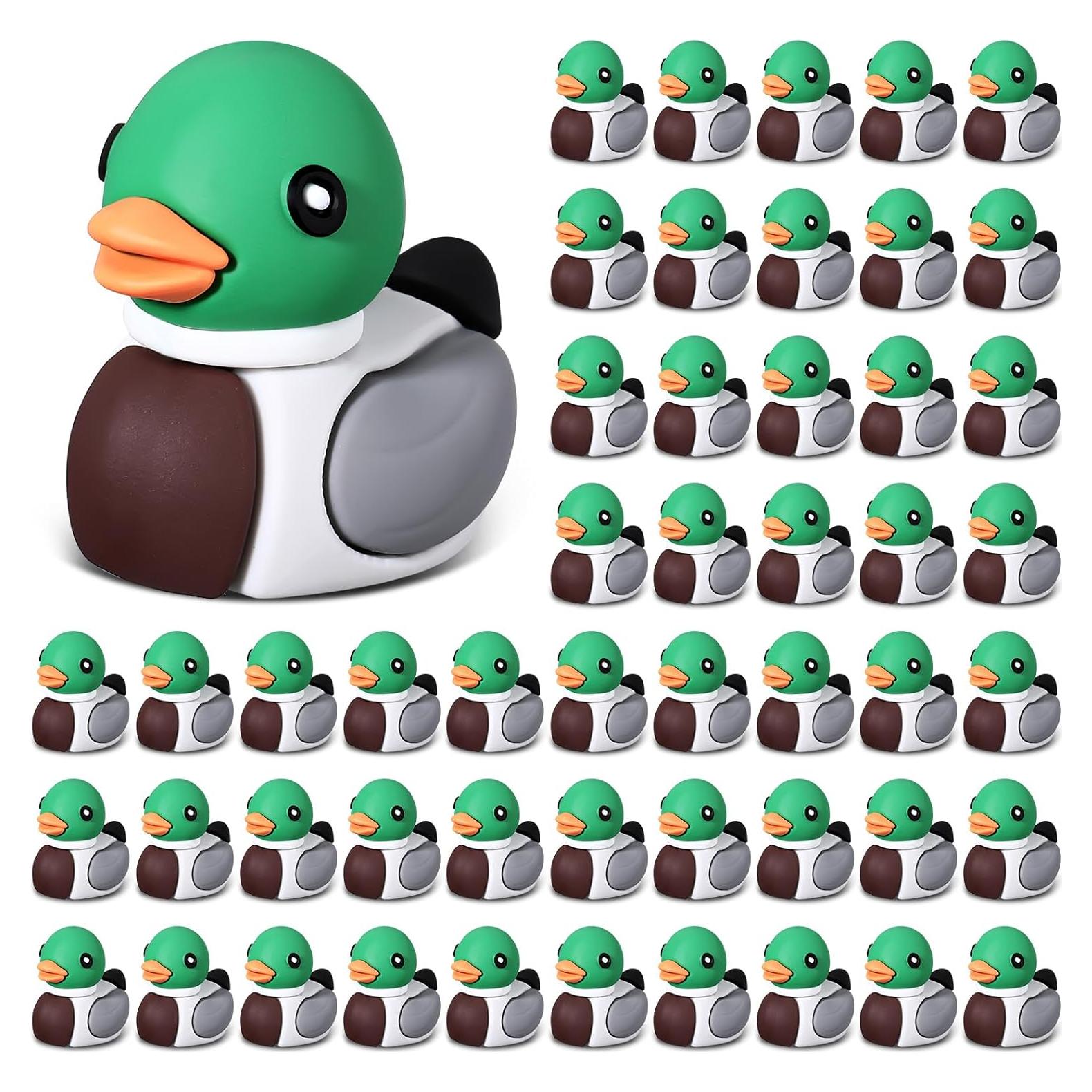 50 Patitos de Goma Mallard Gejoy para Decoración de Halloween