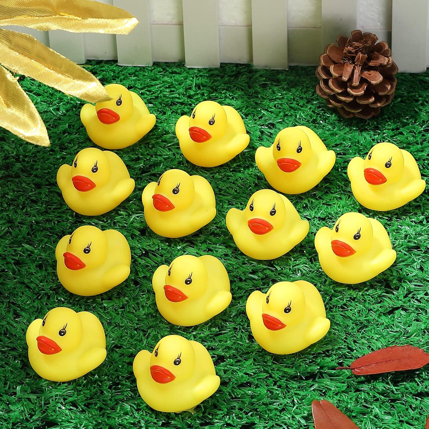 60 Patitos de Goma para Baño GliSun - Juguetes Flotantes