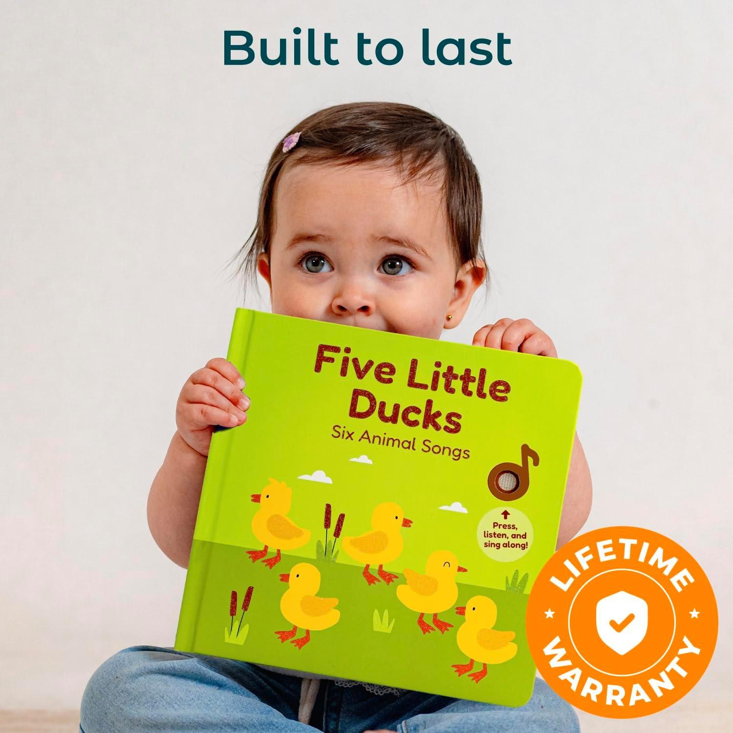 Libro Musical Infantil Cali's Books Cinco Patitos 1-3 Años