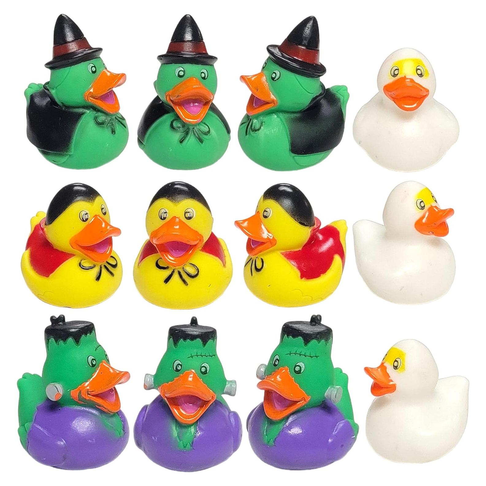 Patitos de Goma Halloween AMERICAN WIT - Paquete de 12
