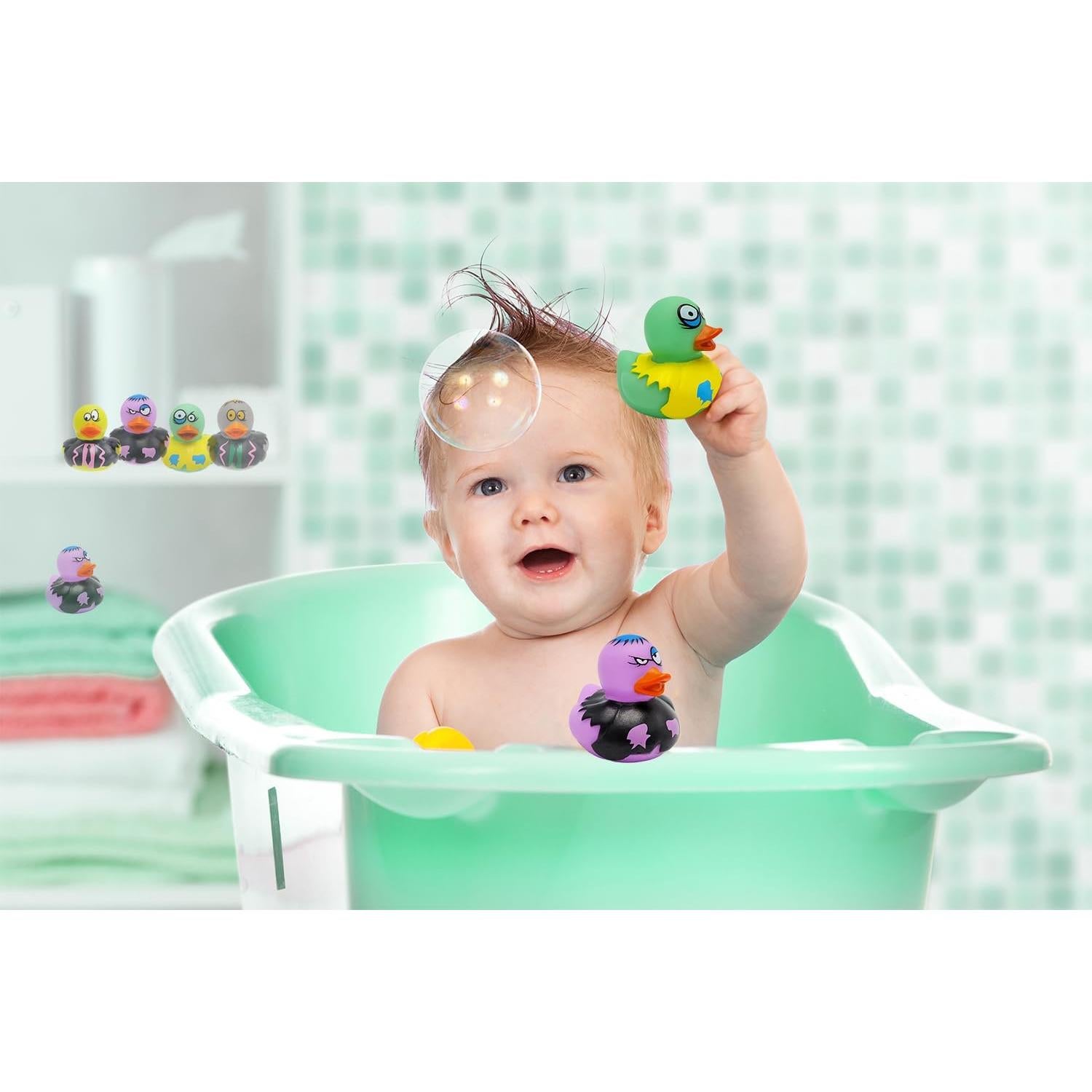 Patito de Goma Zombie de Halloween The Dreidel Company 12-Pack