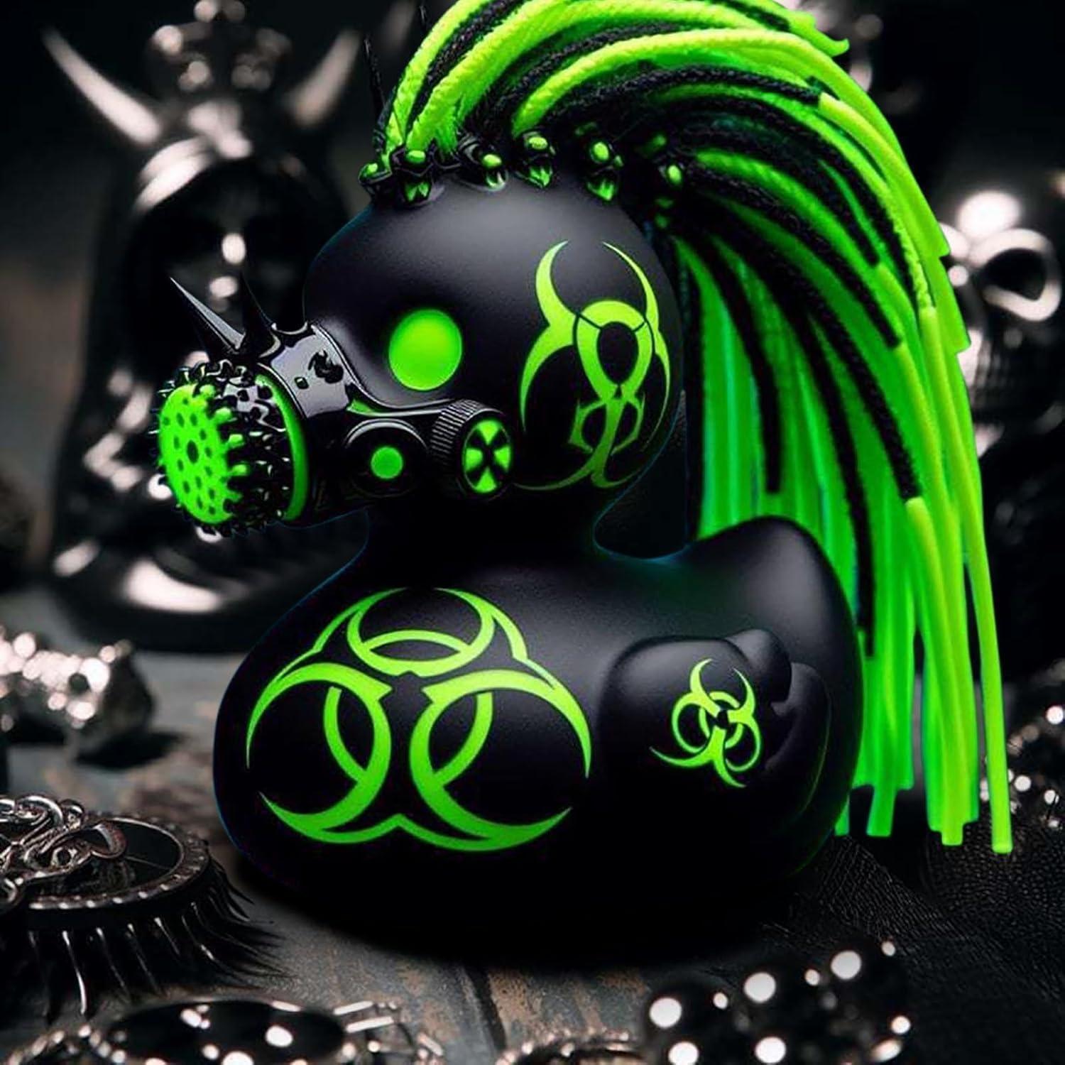 Pato Gótico de Resina Shilkare 6.1x8.4x9.4cm Decoración