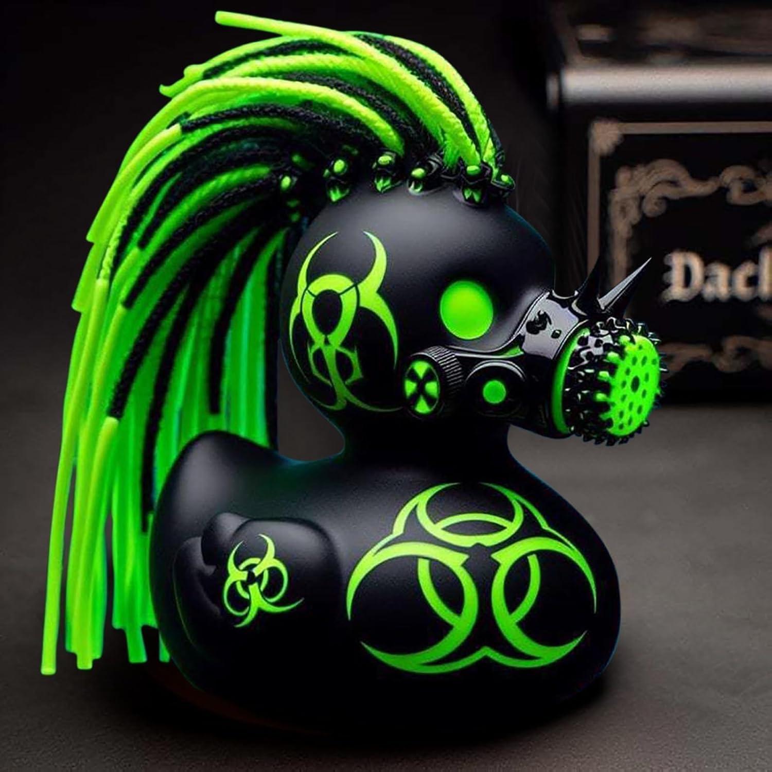 Pato Gótico de Resina Shilkare 6.1x8.4x9.4cm Decoración