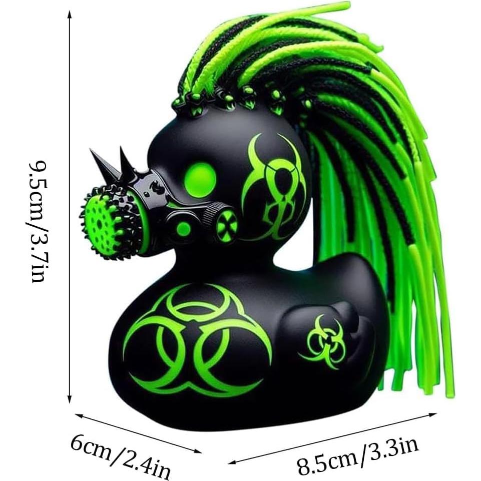 Pato Gótico de Resina Shilkare 6.1x8.4x9.4cm Decoración