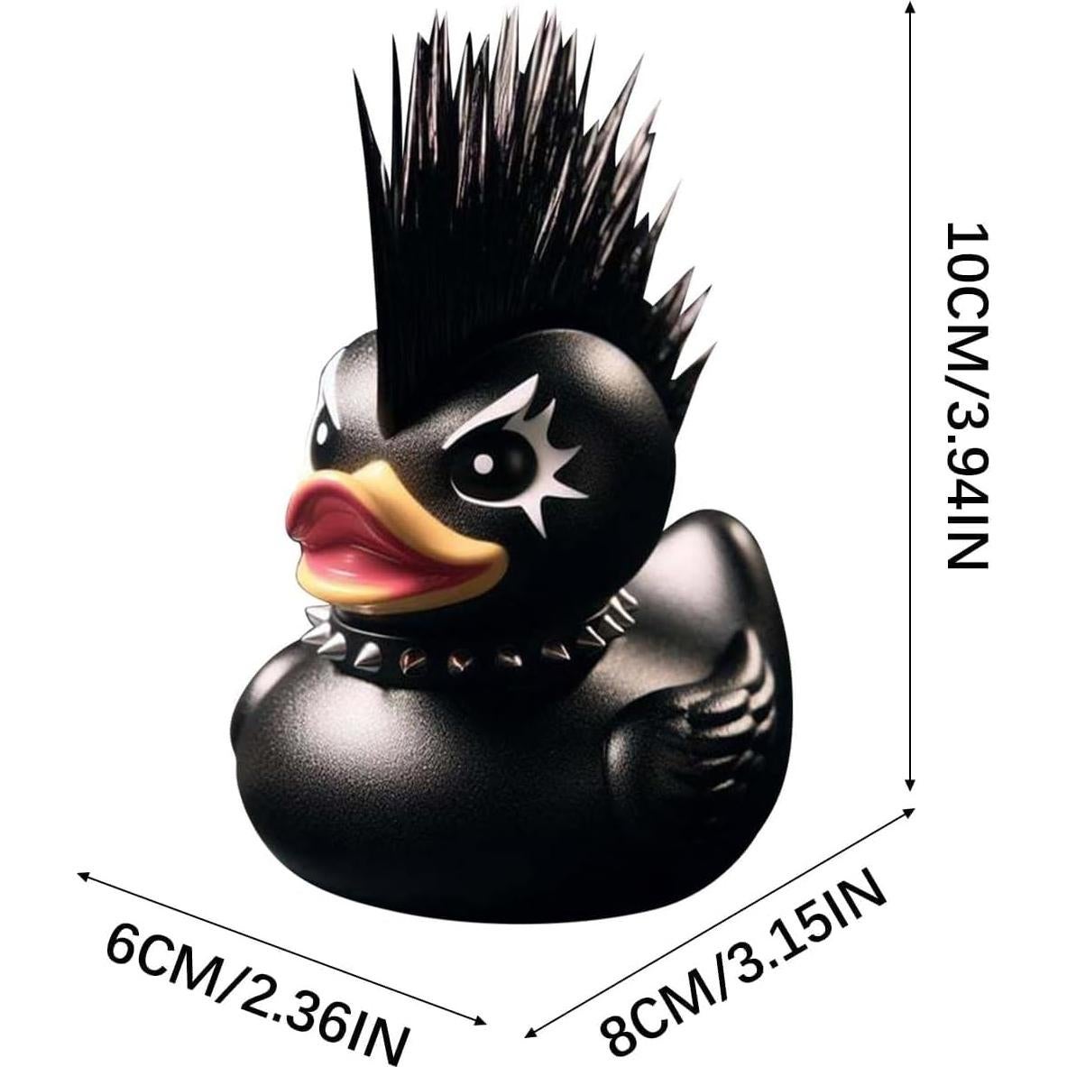 Pato de Goma Oscuro Lady Valentina - Juguete de Baño Coleccionable