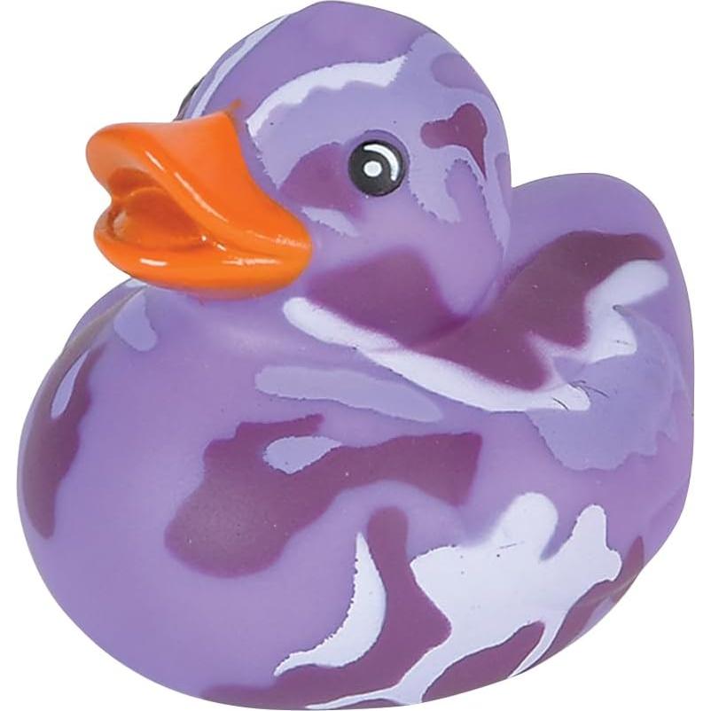 Paquete de 24 Patitos de Goma Camuflados Natural State 5 cm