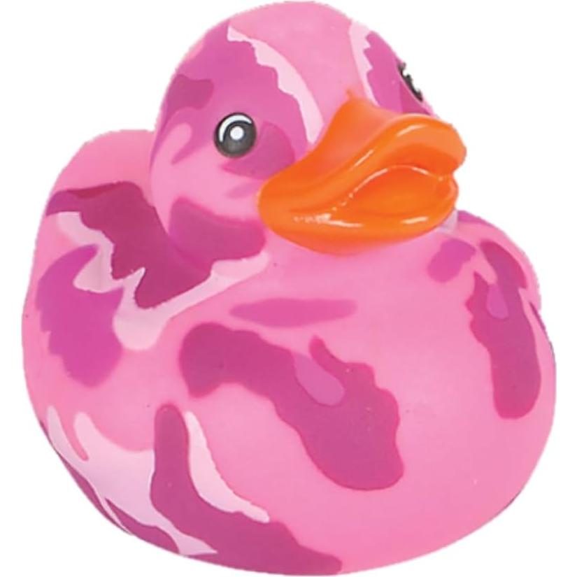 Paquete de 24 Patitos de Goma Camuflados Natural State 5 cm