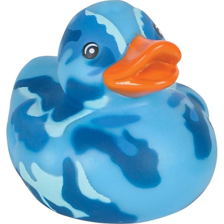 Paquete de 24 Patitos de Goma Camuflados Natural State 5 cm