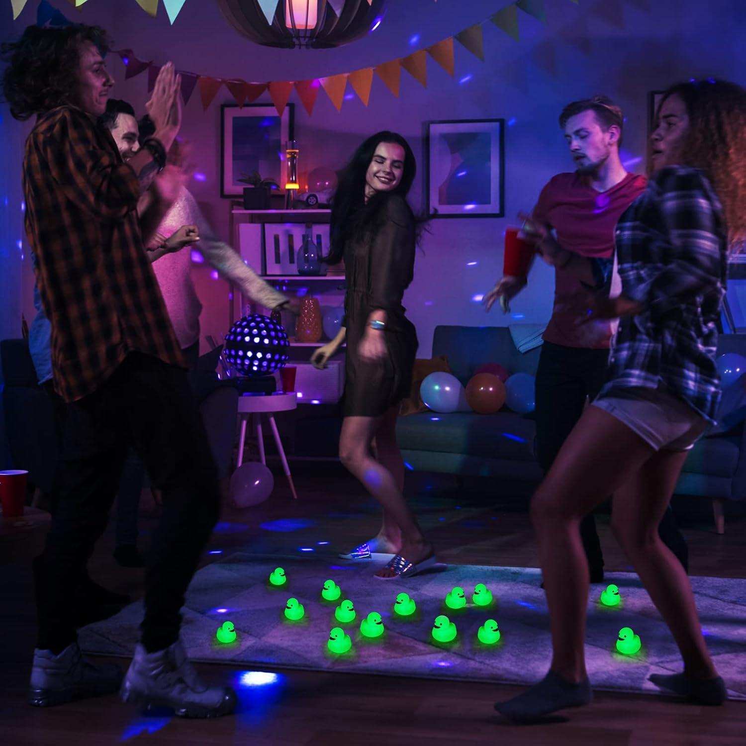 Patos de Goma Brillantes Tradder 50 Pcs 5.08 cm Verde