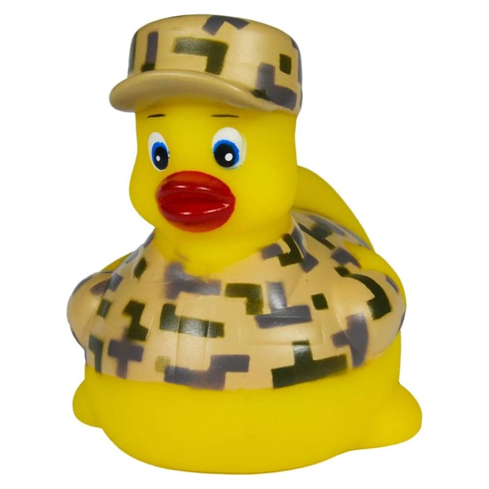 Patito de goma BGick Ejército EE. UU. Camuflaje 8.9 cm