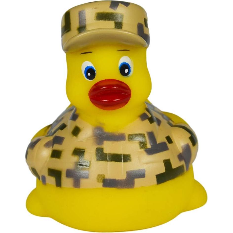 Patito de goma BGick Ejército EE. UU. Camuflaje 8.9 cm