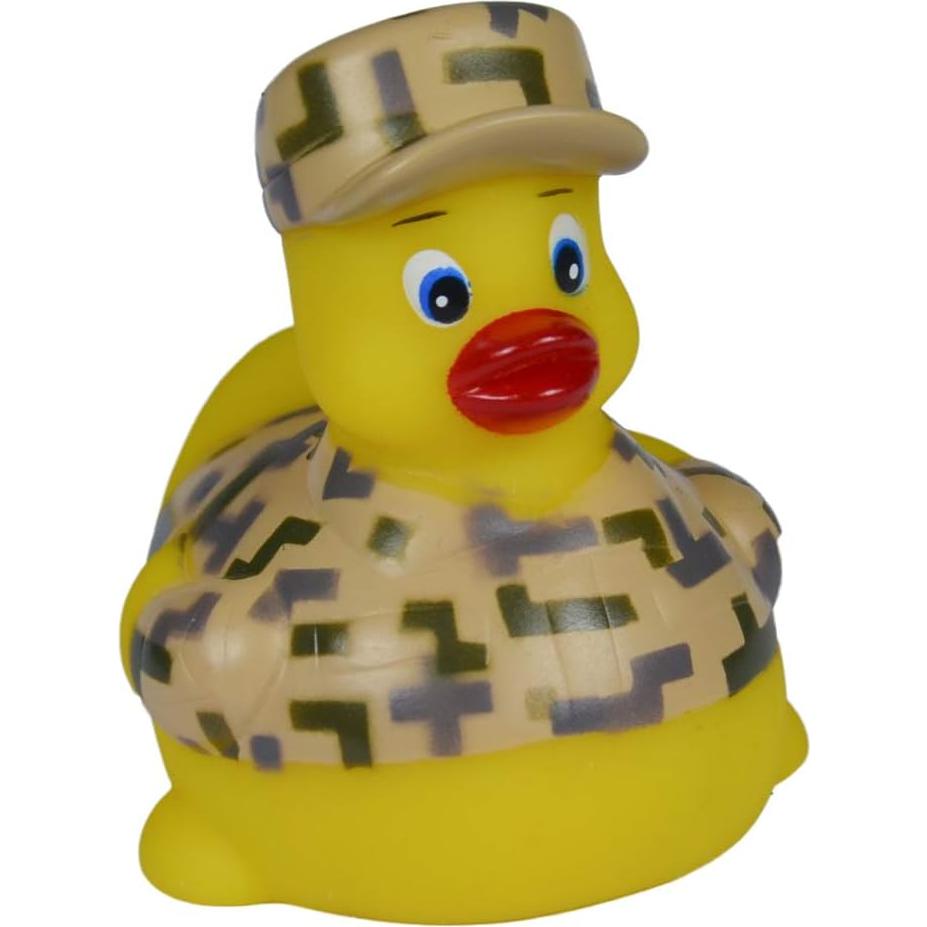 Patito de goma BGick Ejército EE. UU. Camuflaje 8.9 cm
