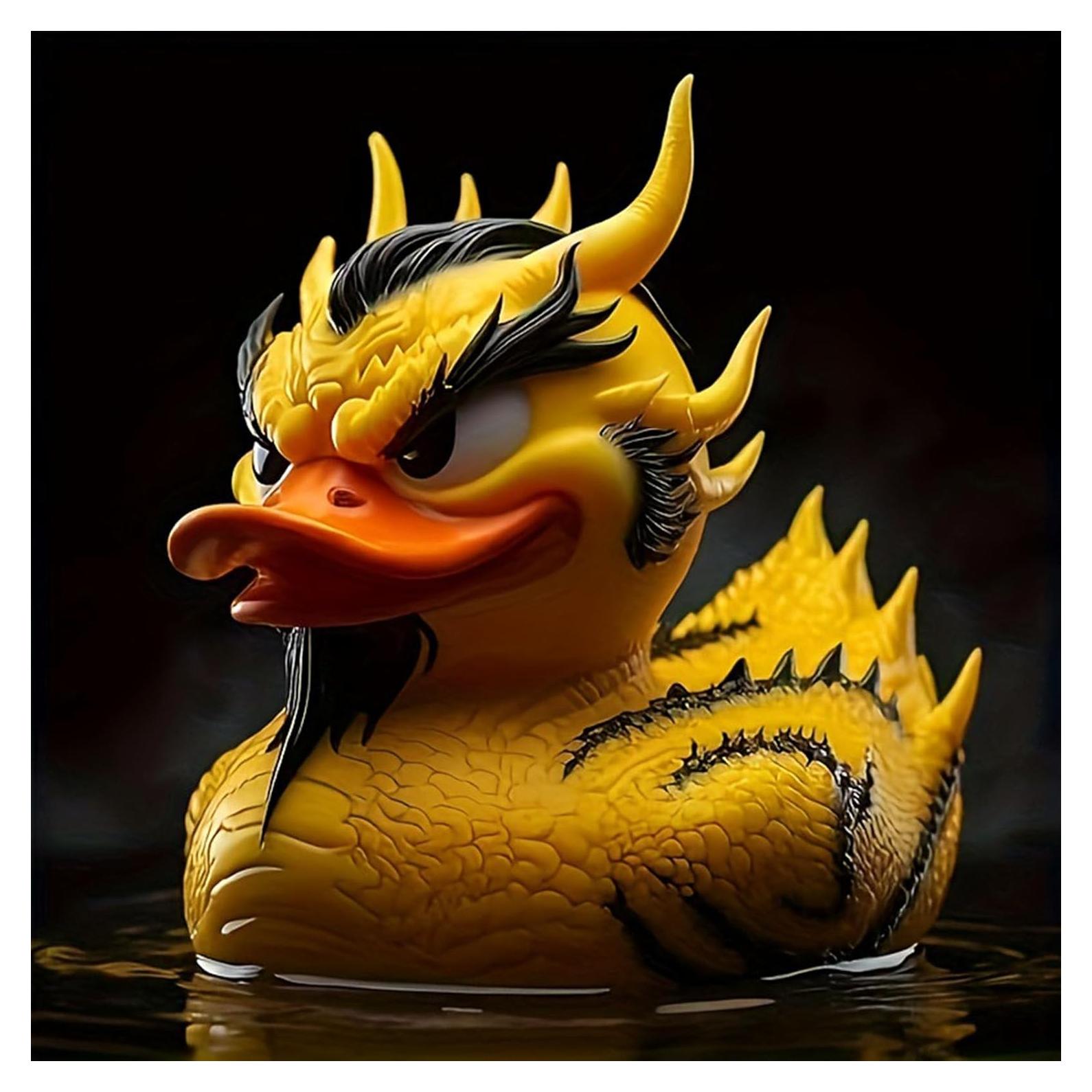 Figura de Pato Gótico Caprichoso YOKUSHI - Resina 9.9 cm