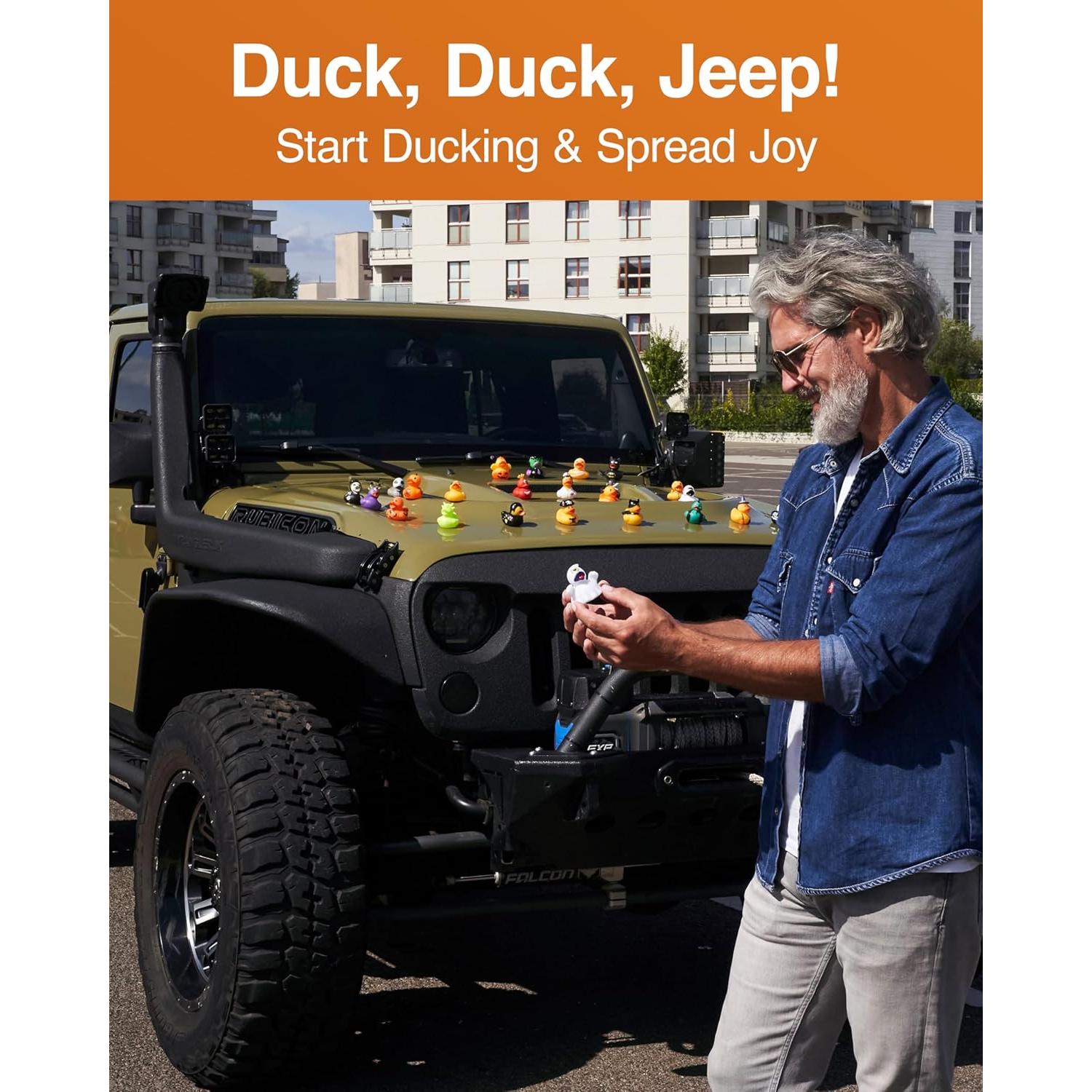 Patos de Goma de Halloween Happy Duckers - 24 Piezas