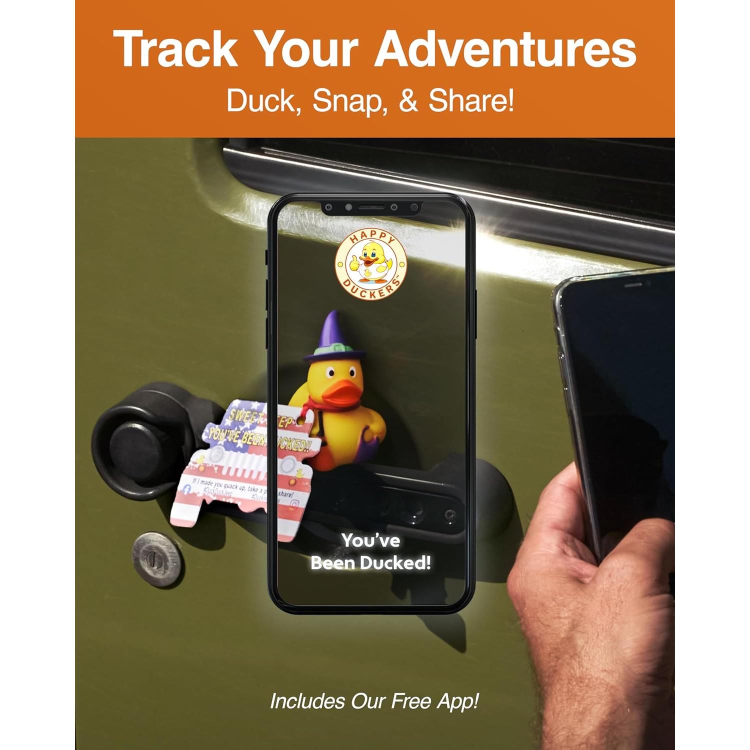 Patos de Goma de Halloween Happy Duckers - 24 Piezas