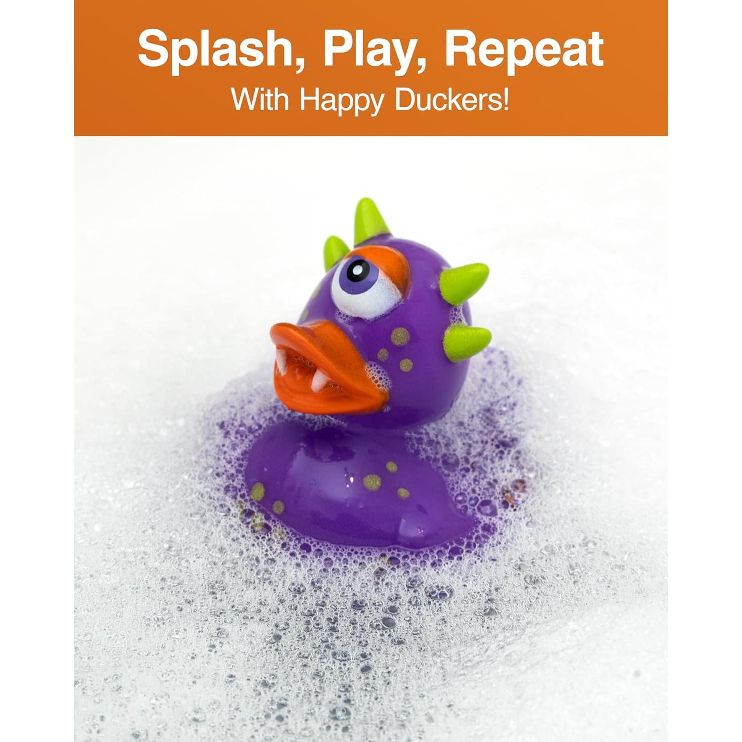 Patos de Goma de Halloween Happy Duckers - 24 Piezas