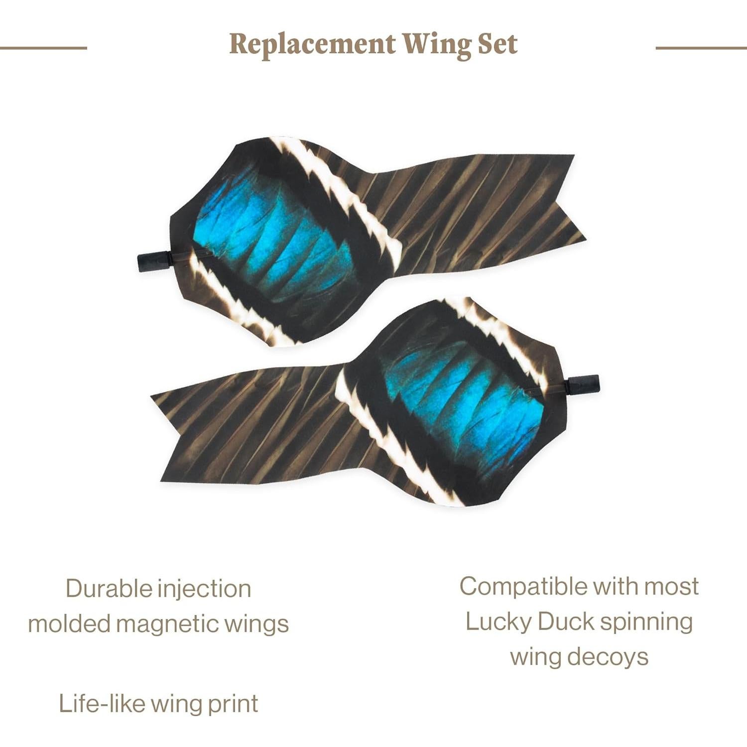 Juego de Alas de Reemplazo Lucky Duck para Decoys Giratorios