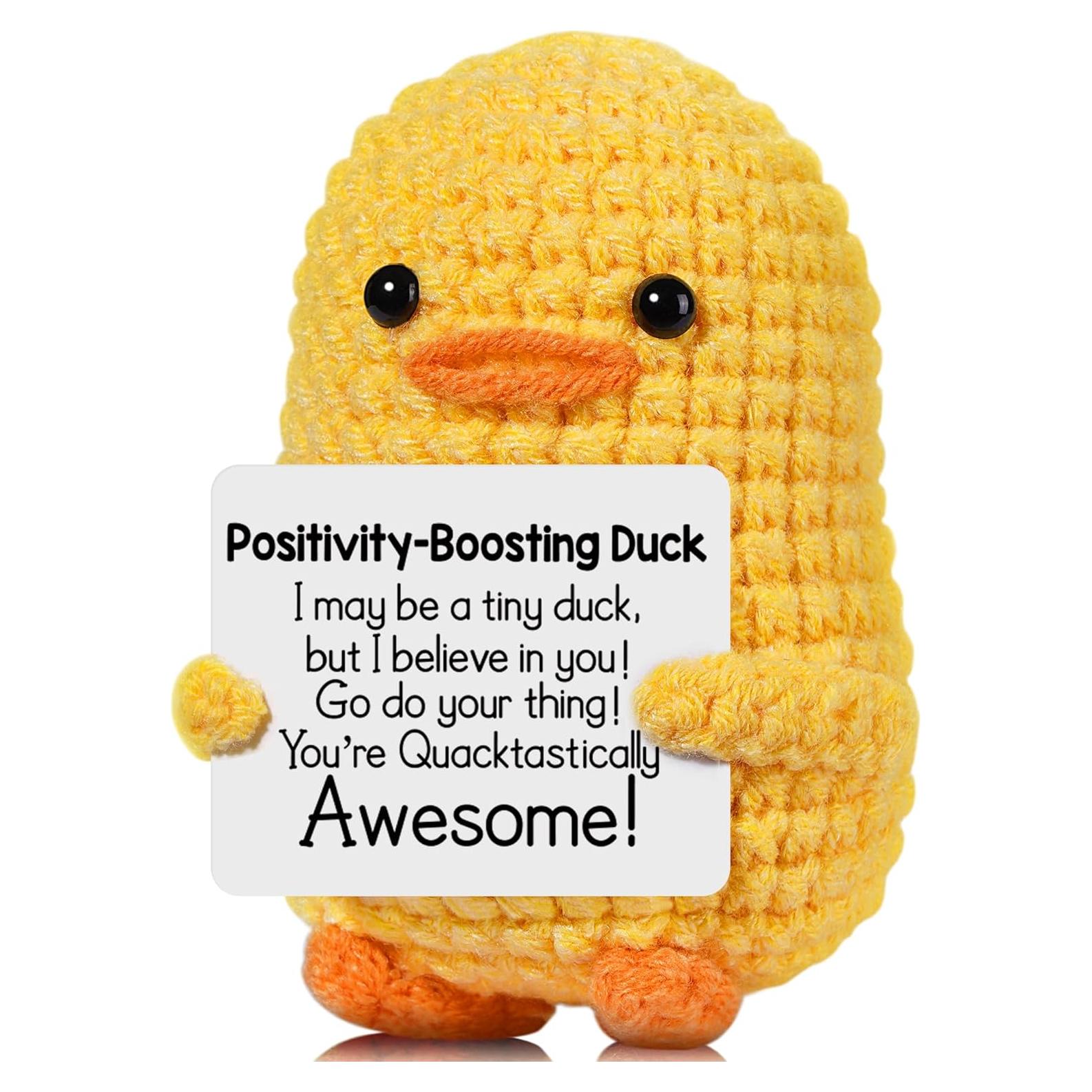 Pato de Ganchillo KEDIBO 9 cm - Alivio de Estrés y Ansiedad