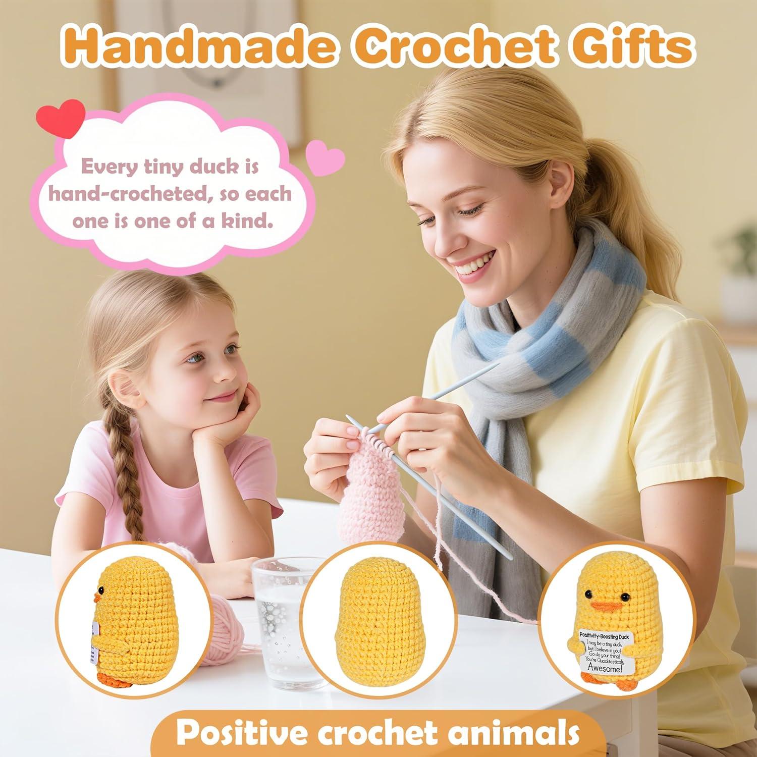 Pato de Ganchillo KEDIBO 9 cm - Alivio de Estrés y Ansiedad