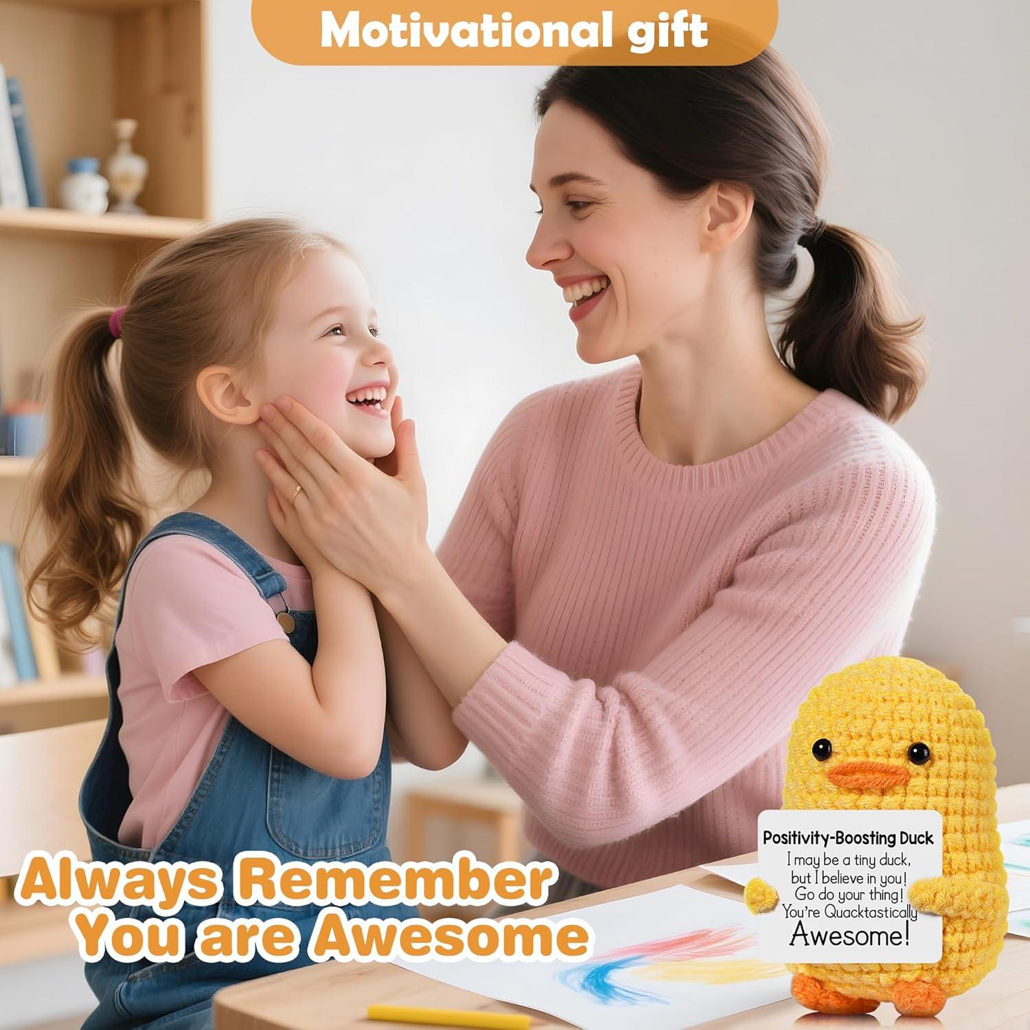 Pato de Ganchillo KEDIBO 9 cm - Alivio de Estrés y Ansiedad