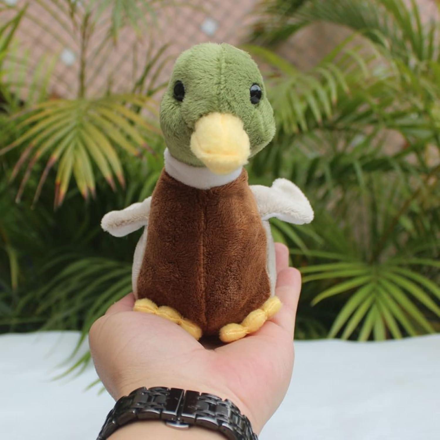 Pato Silvestre de Peluche 14cm Whrigud Suave y Realista