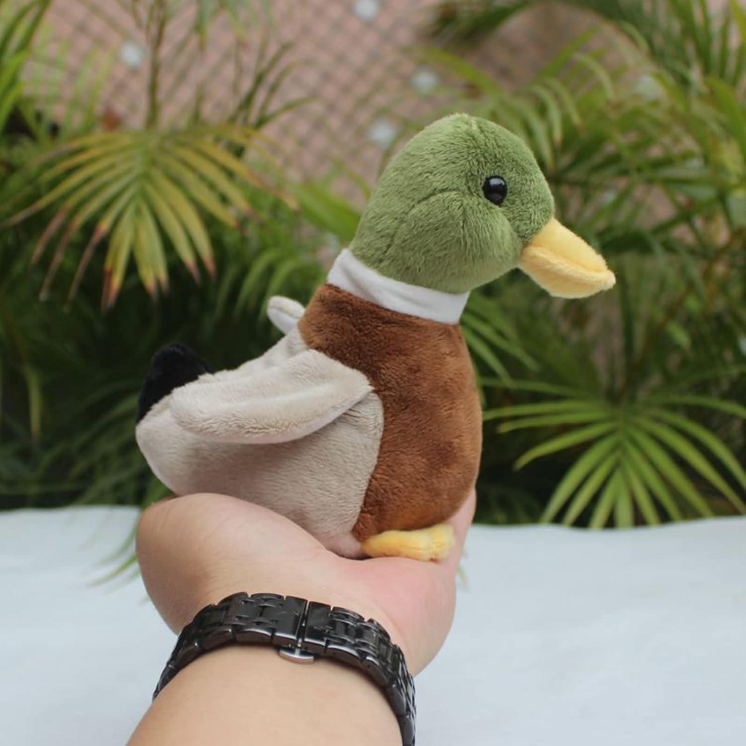Pato Silvestre de Peluche 14cm Whrigud Suave y Realista