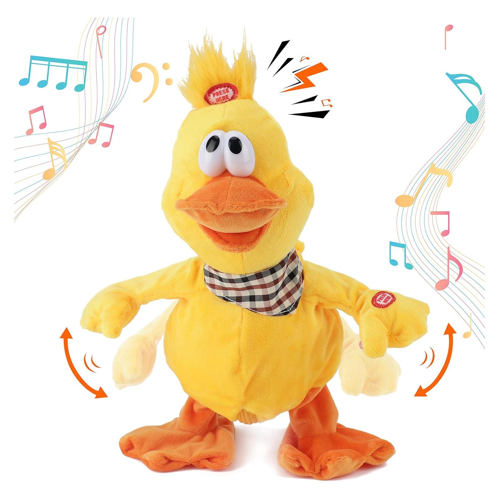 Pato Musical Interactivo Cuteoy 33 cm para Niños