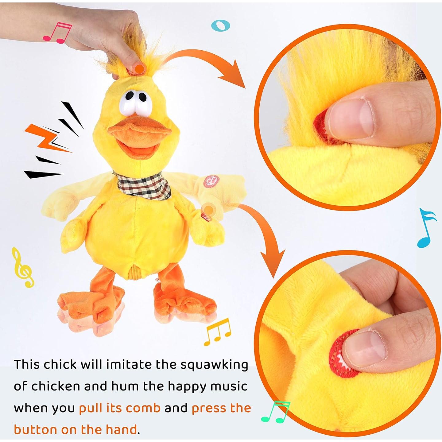 Pato Musical Interactivo Cuteoy 33 cm para Niños