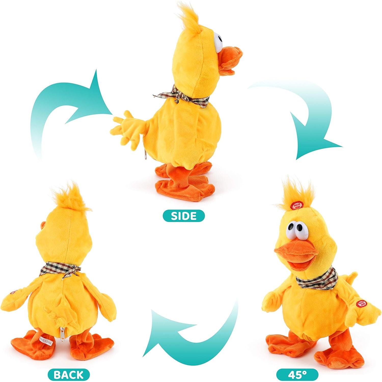 Pato Musical Interactivo Cuteoy 33 cm para Niños