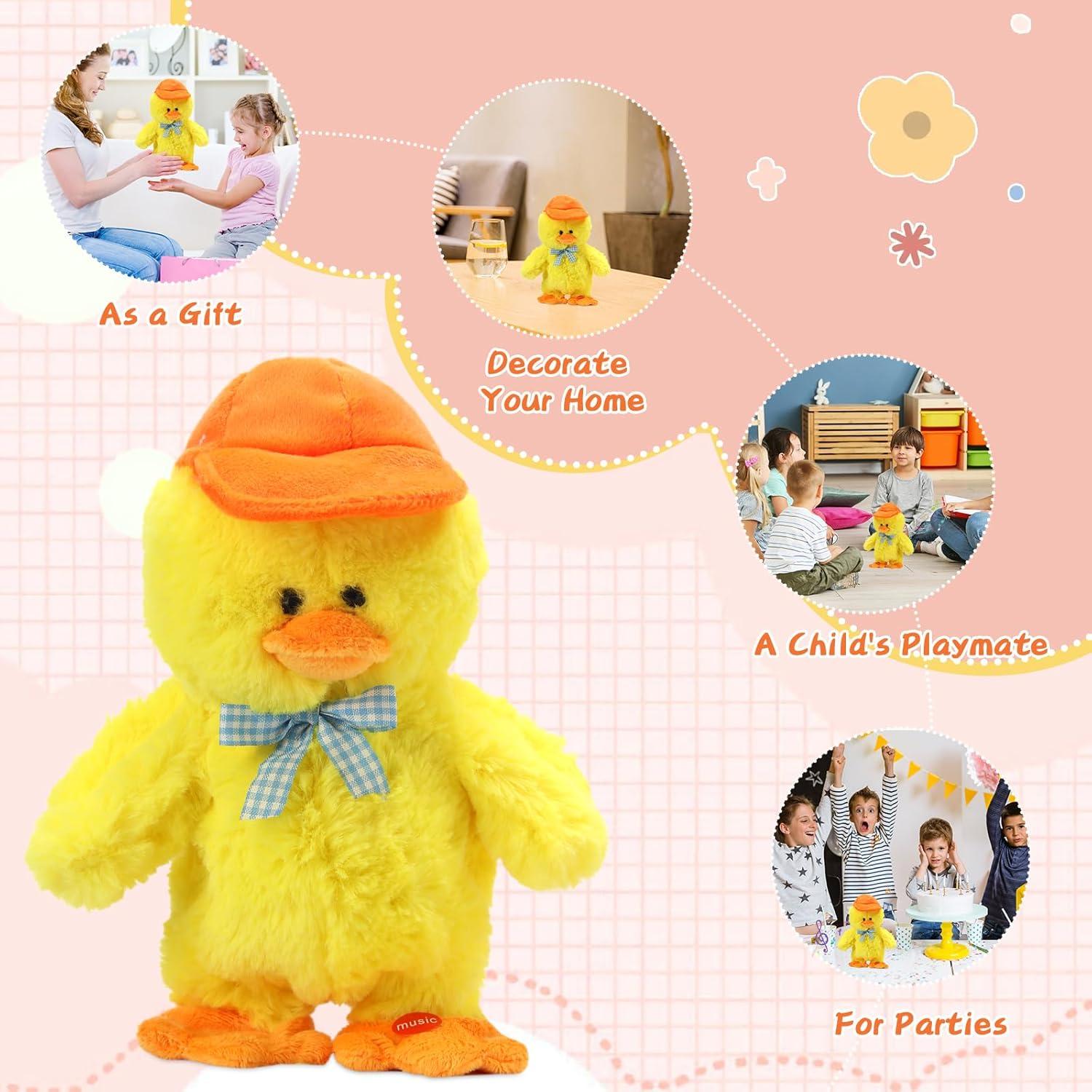 Juguete Musical Pato Hablante LUKETURE 20cm para Bebés