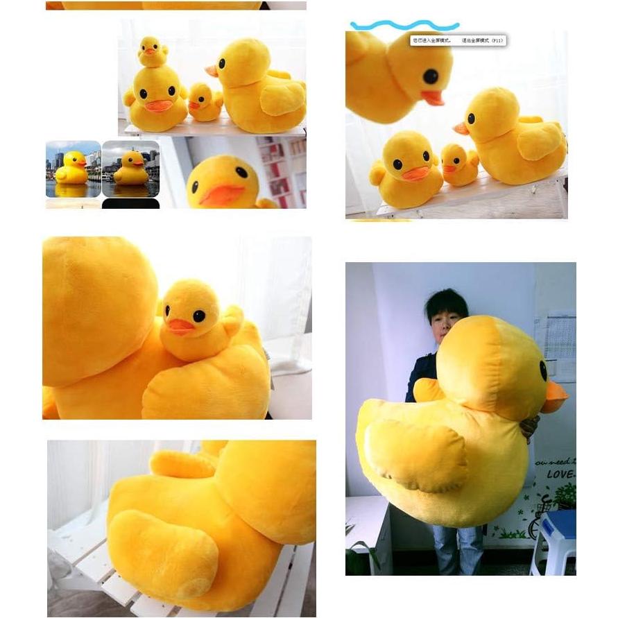 Muñeca de Peluche Pato Amarillo 30cm Xuwei Suave Regalo