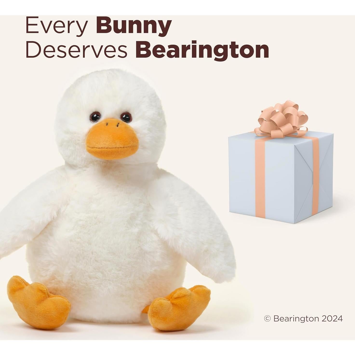 Pato de Peluche Bearington Big Bill Amarillo 19.81x12.19 cm