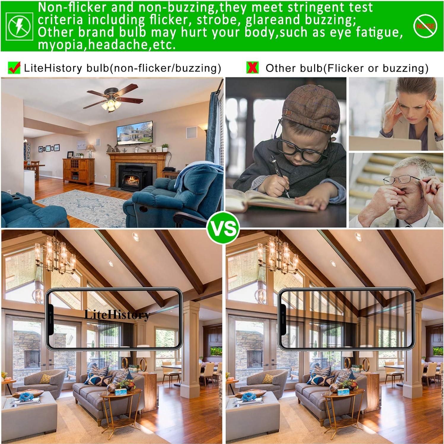 Bombilla LED E26 Regulable LiteHistory 6W 2700K 600LM 6P