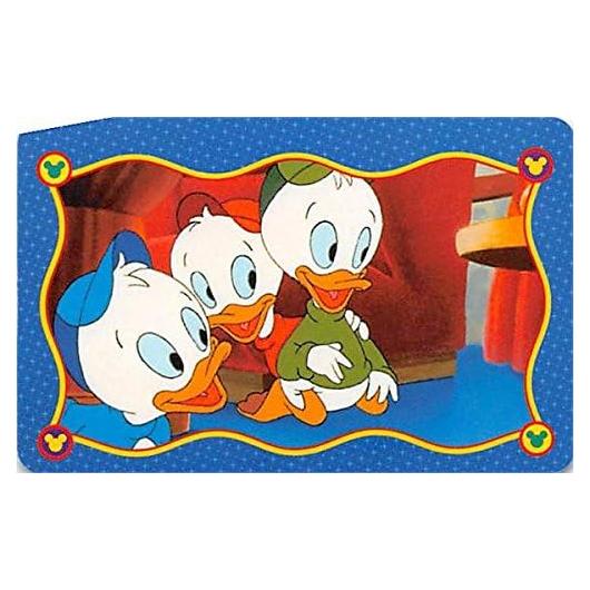 Tarjeta de intercambio Disney Huey Dewey Louie 1999