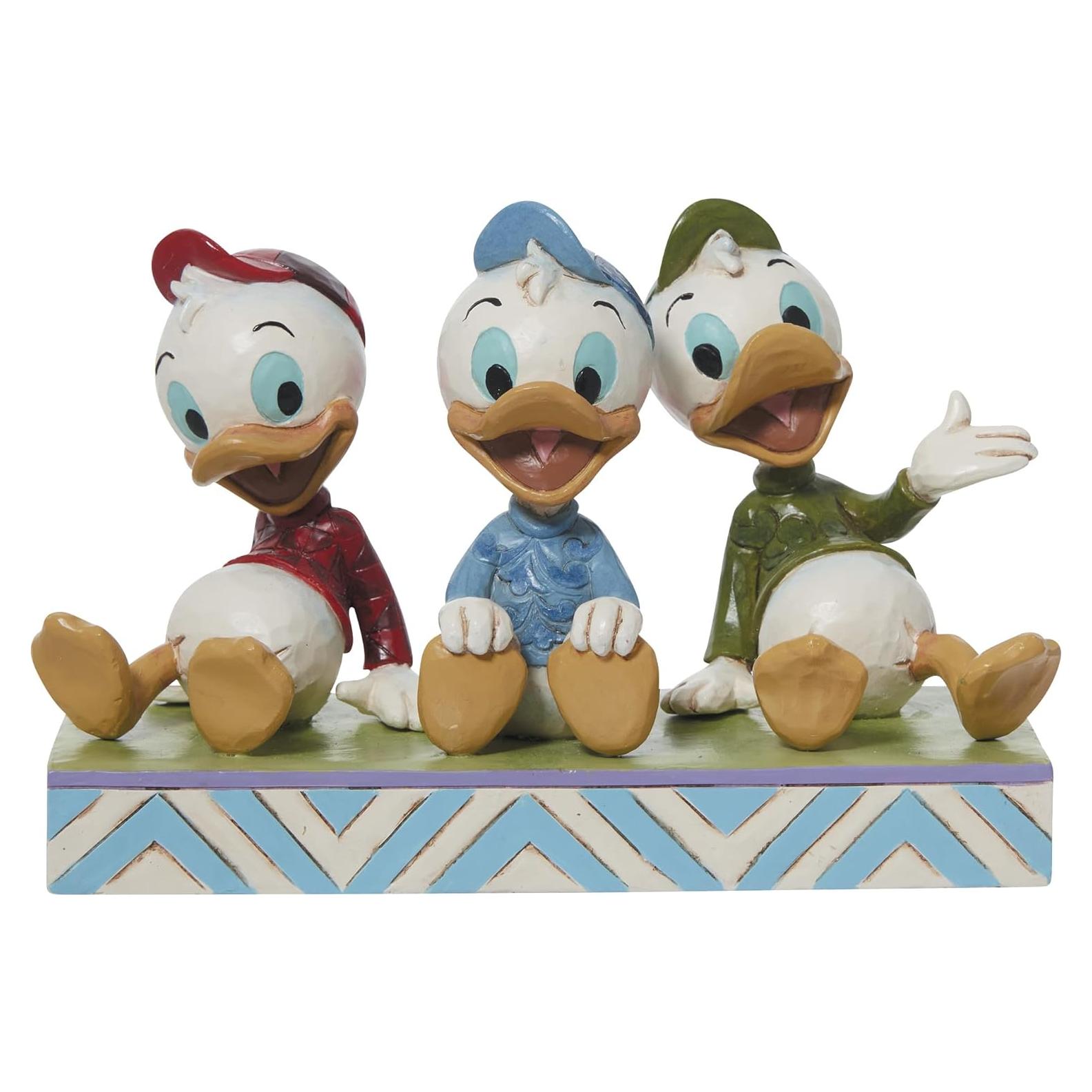 Figurita Enesco Jim Shore Disney Huey Dewey Louie 16.5 cm