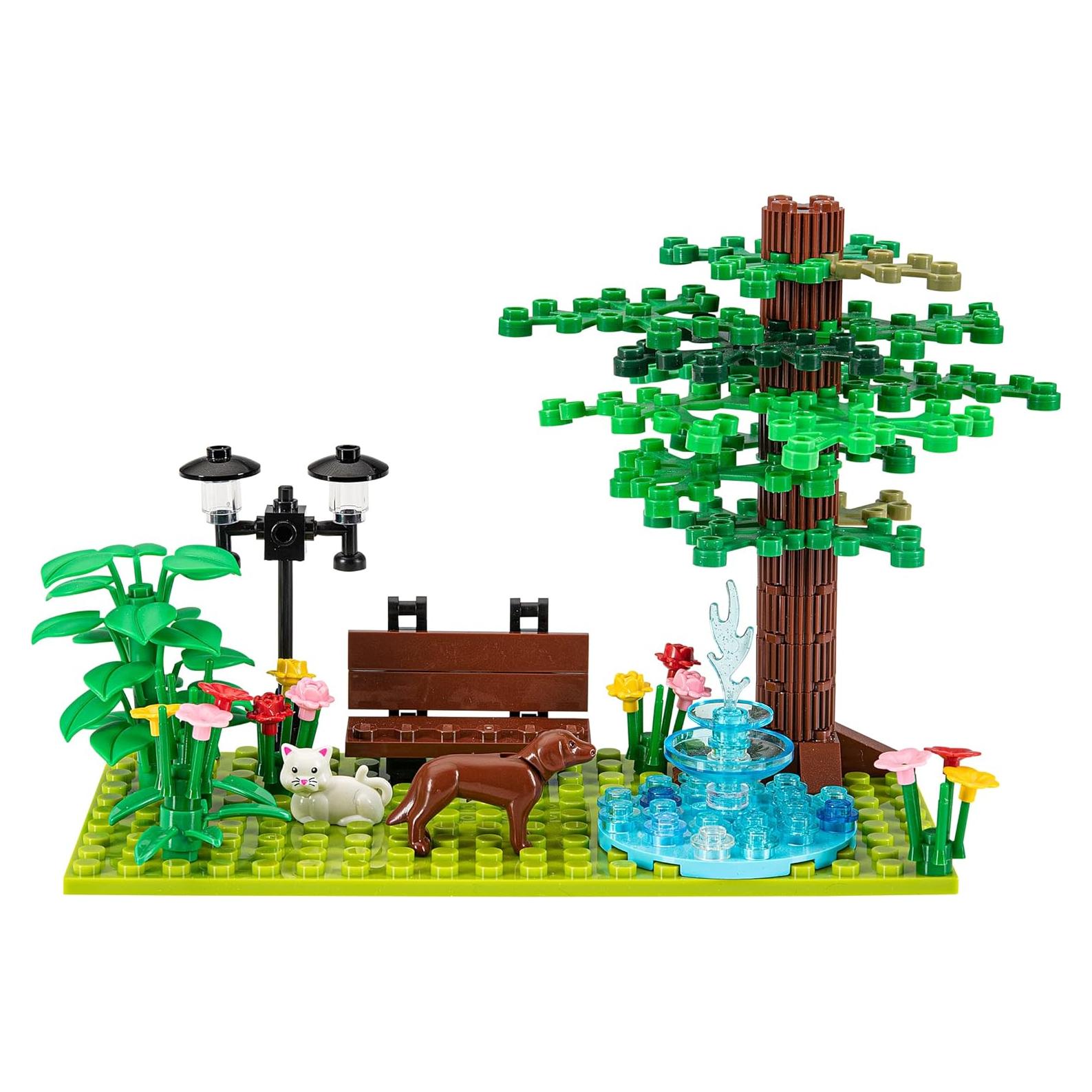 Set de Ladrillos de Construcción Jardín 11 Piezas Juguetes